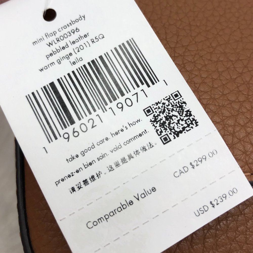 !!**SOLD**!! NWT Kate Spade Leila Mini Flap Crossbody  - Warm Gingerbread - Picture 9 of 9